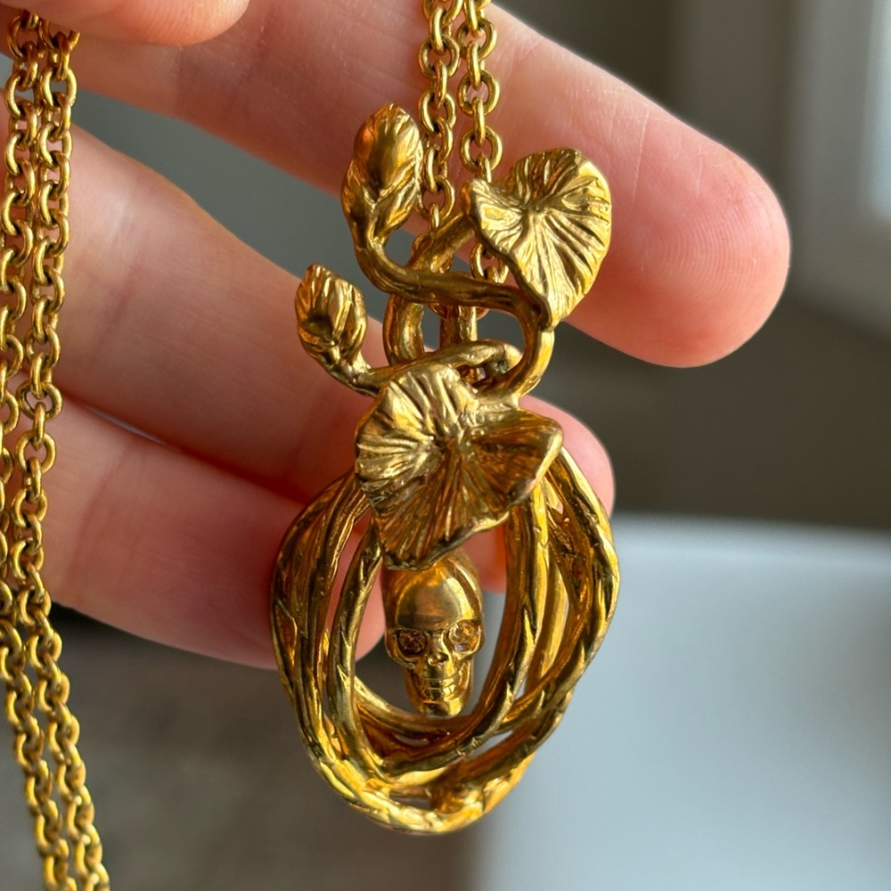 Rare Alexander McQueen Skull Necklace